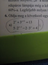 Egyenletrendszer – feladat kép 1