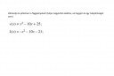 • MATEMATIKA FÜGGVÉNY • – feladat kép 1