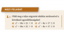 Másodfokú egyelőtlenségek – feladat kép 1