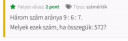 Arányosság SOS – feladat kép 1