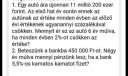 Százalékszámítás – feladat kép 1