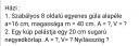Matek, hengszerű testek – feladat kép 1