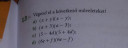 Matematika házi – feladat kép 1