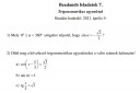 Trigonometria – feladat kép 1