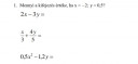 Matematika  – feladat kép 1
