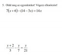 Matematika – feladat kép 1