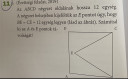 Pitagorasz tétel – feladat kép 1