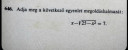 Matek hf?  – feladat kép 1