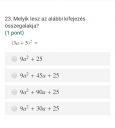 Matematika feladatok FOLYT. PT 3. A téma nevezetes azonosságok – feladat kép 3